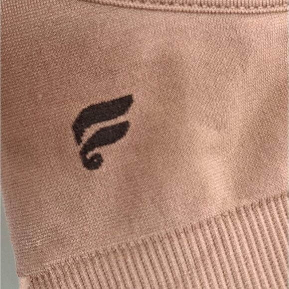 Fabletics Racerback Sports Bra in Rust - Picture 3 of 3